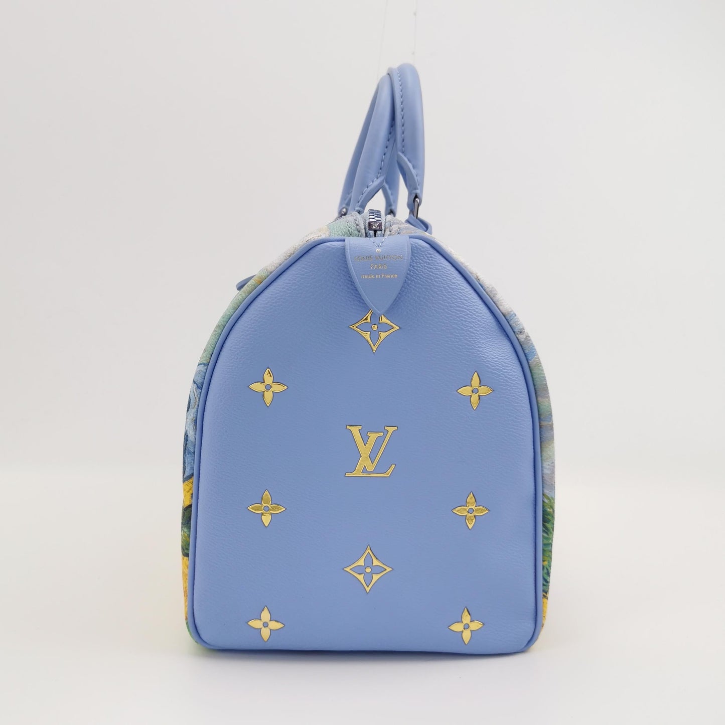 Louis Vuitton x Jeff Koons Speedy 30 Van Gogh Top Handle Bag