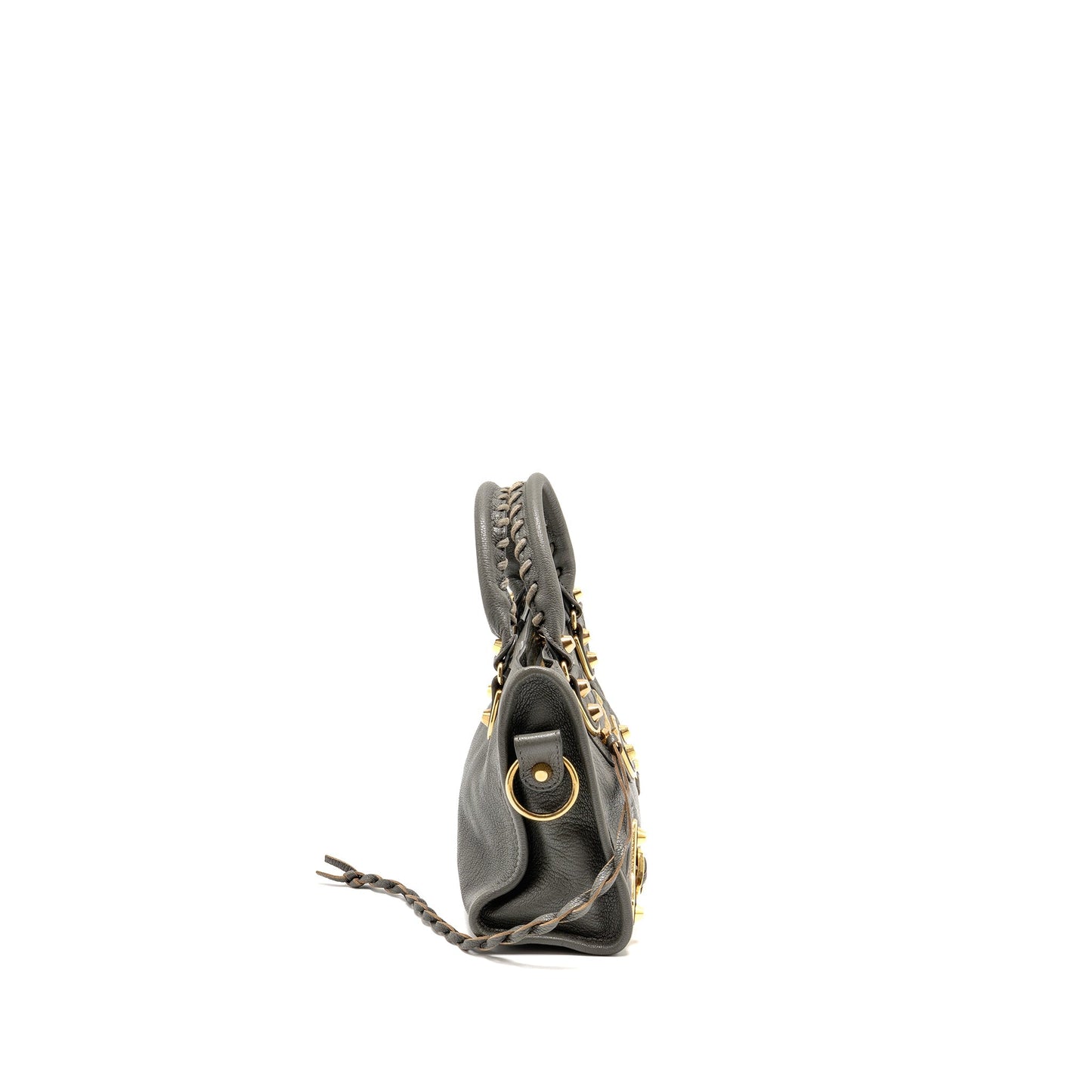 Balenciaga Mini City Purse Calfskin Grey