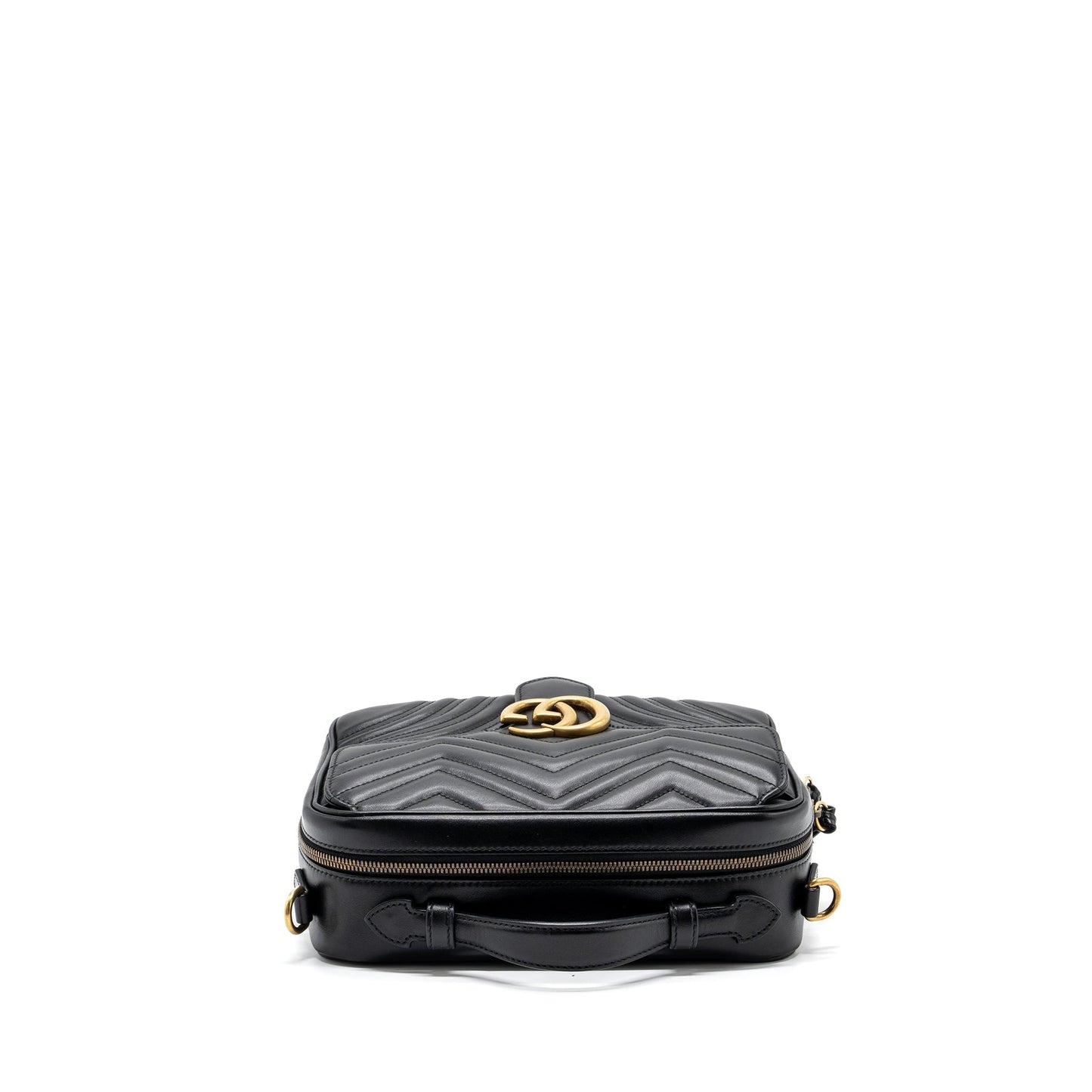 Gucci GG Marmont Matelasse Shoulder Bag Calfskin Black