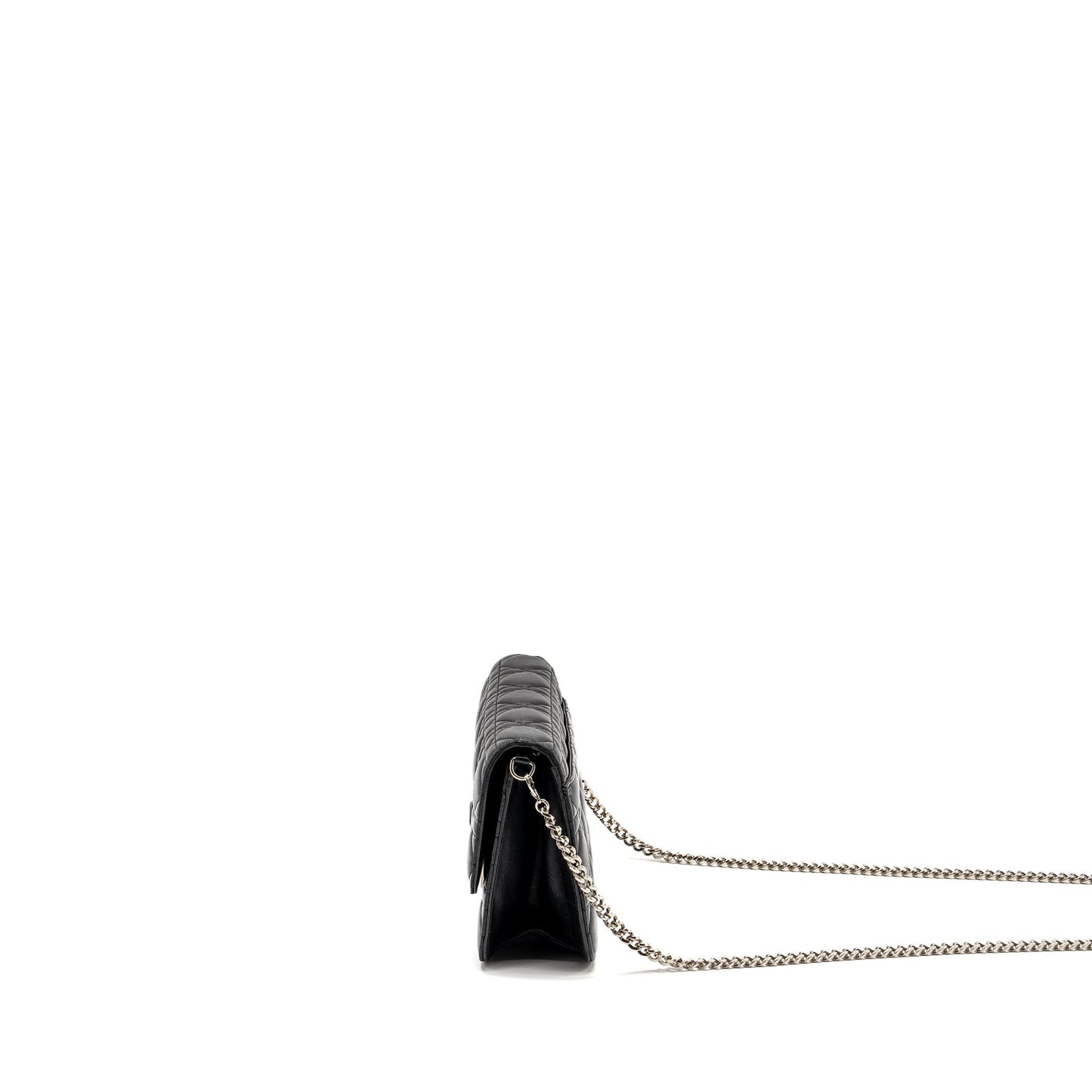 Dior Miss Dior Promenade Pouch Purse Lambskin Black