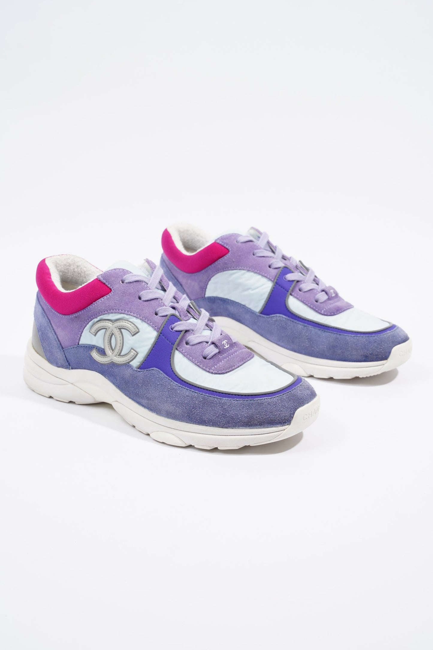 Chanel CC Logo Blue Lilac EU 41 UK 8