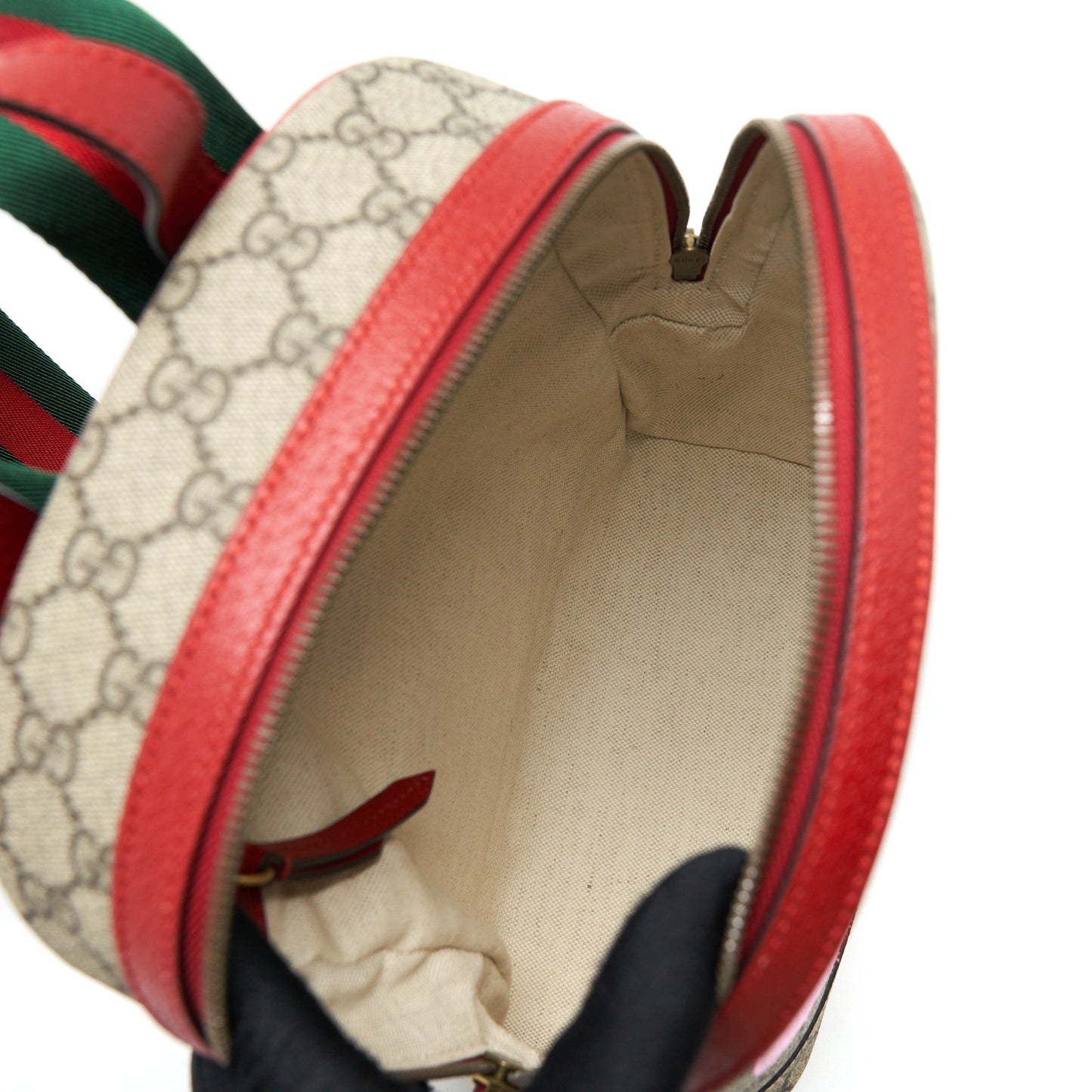 Gucci Cat Print GG Supreme Backpack Pink/Red/Multicolour