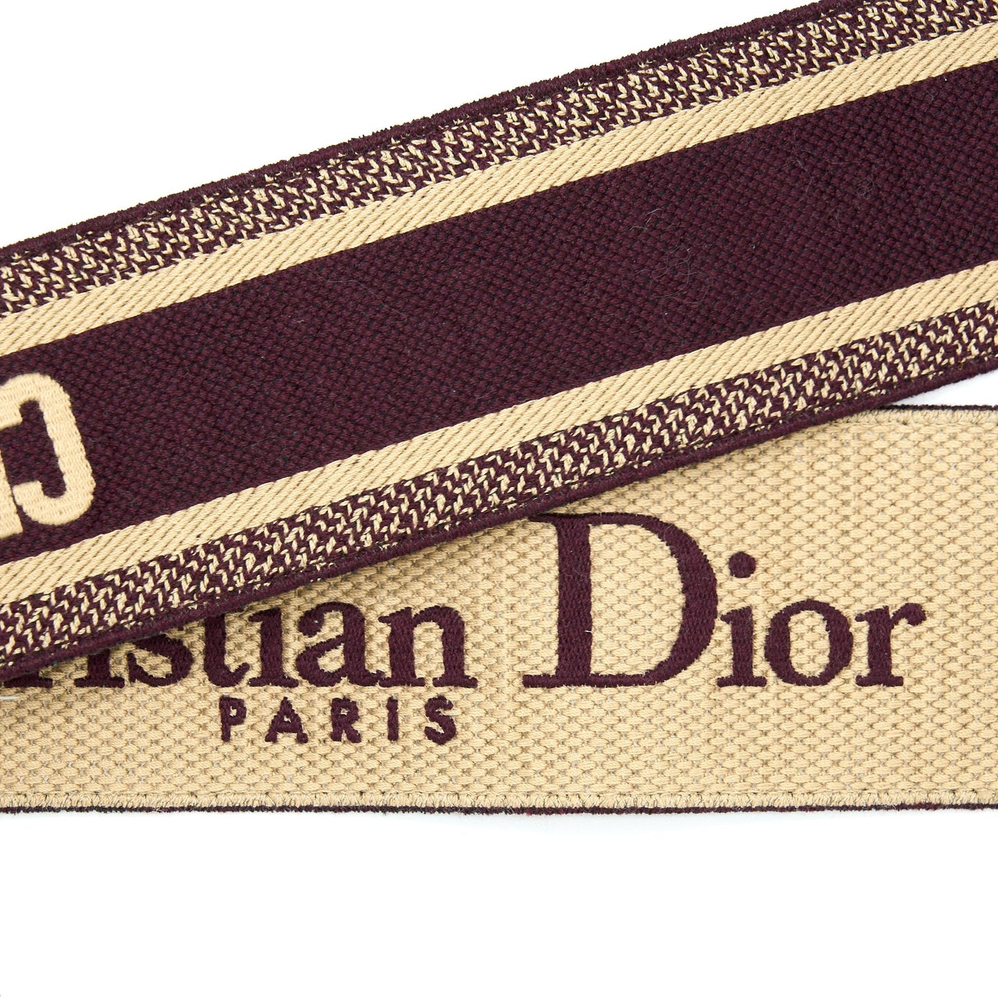 Dior Shoulder Strap Burgundy/Multicolour
