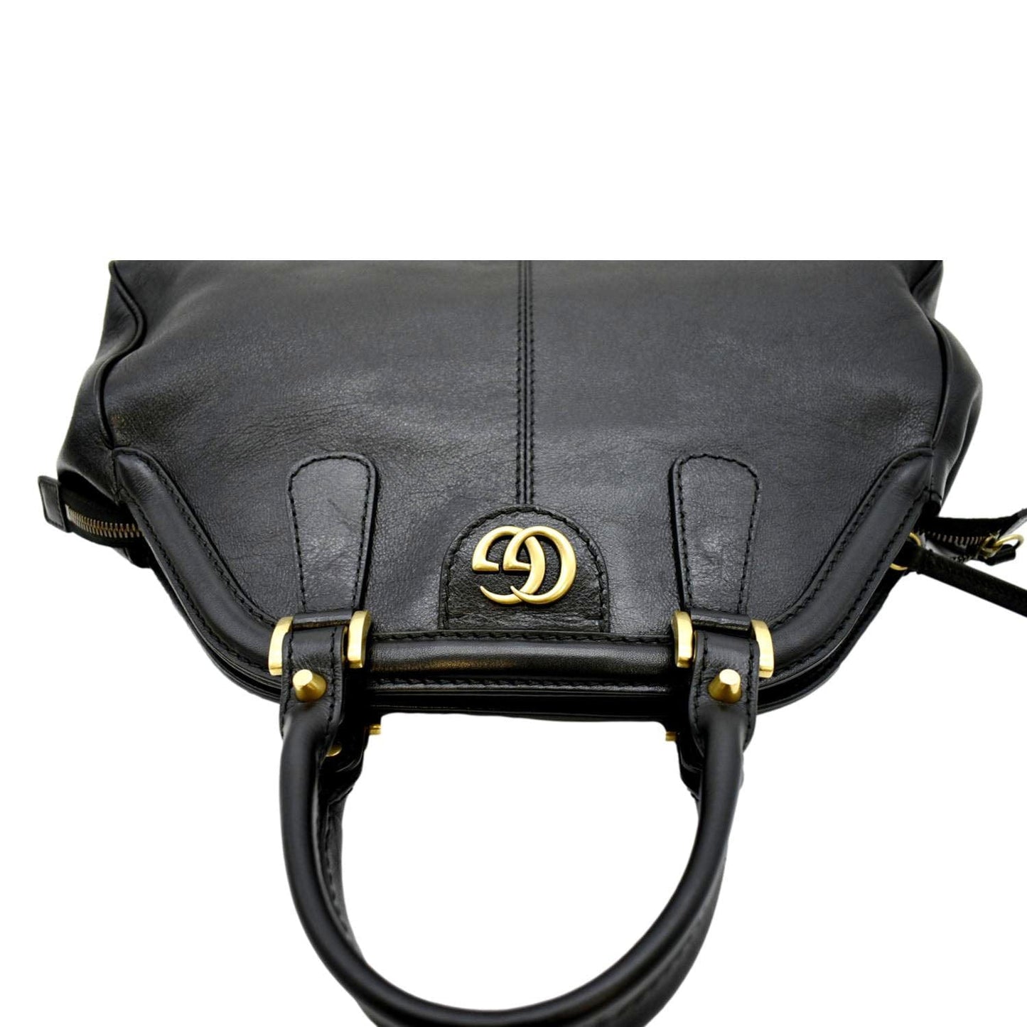 GUCCI Re(Belle) Calfskin Leather Tote Bag Black 516459