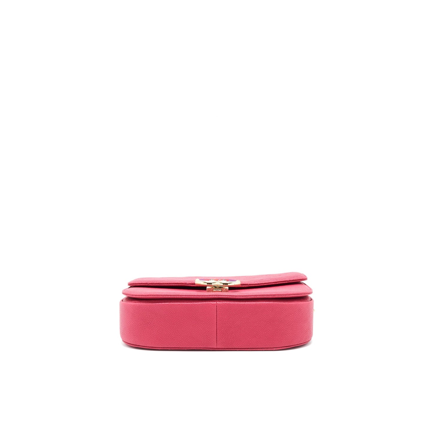 Chanel Messenger Crossbody Bag Caviar Red
