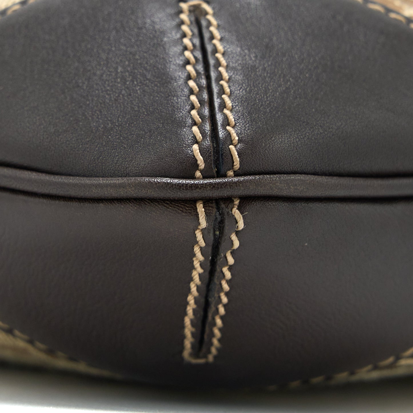 Gucci Hobo Bag Canvas/Leather Multicolour