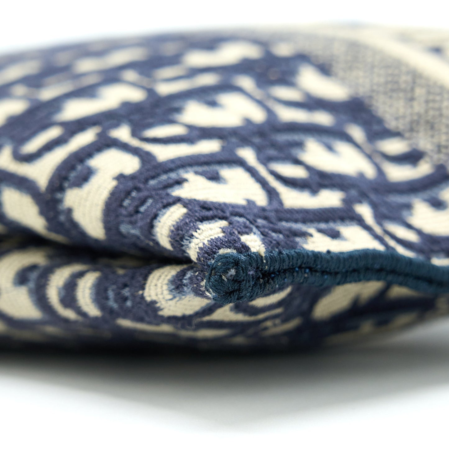 Dior Crossbody Messenger Purse Blue Oblique Canvas