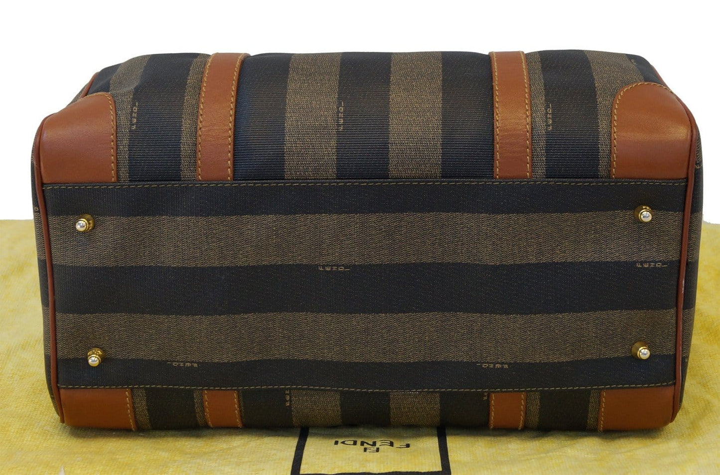 FENDI FF Zucchino Lilac Lavender Baguette Bag - Final Call