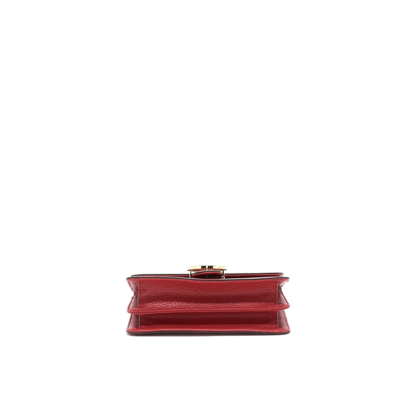 Gucci GG Interlocking Small Chain crossbody Bag Red with L