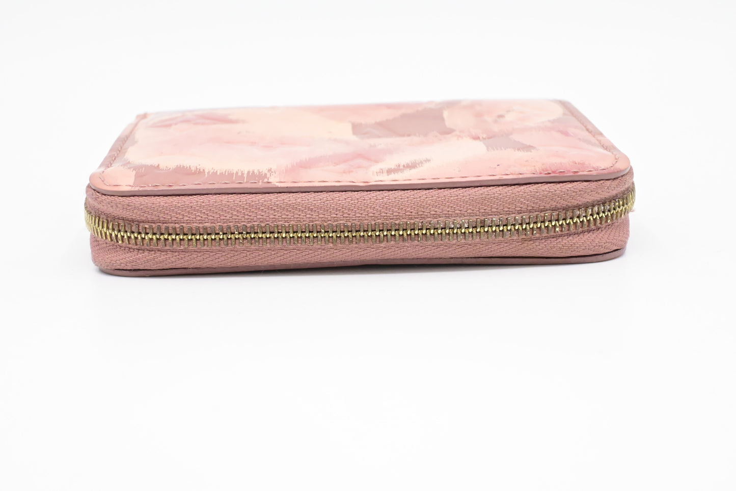 Louis Vuitton Compact Zippy Wallet in Ikat Bloom Pink Vernis Leather