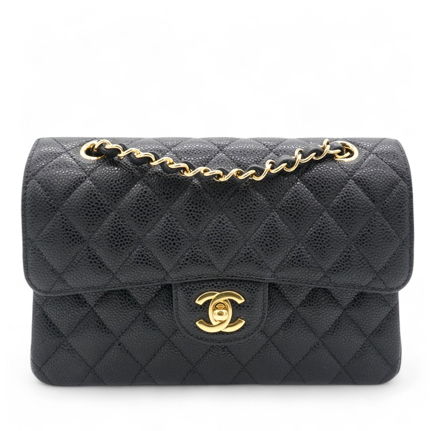 Chanel Caviar Quilted Small Double Flap Black