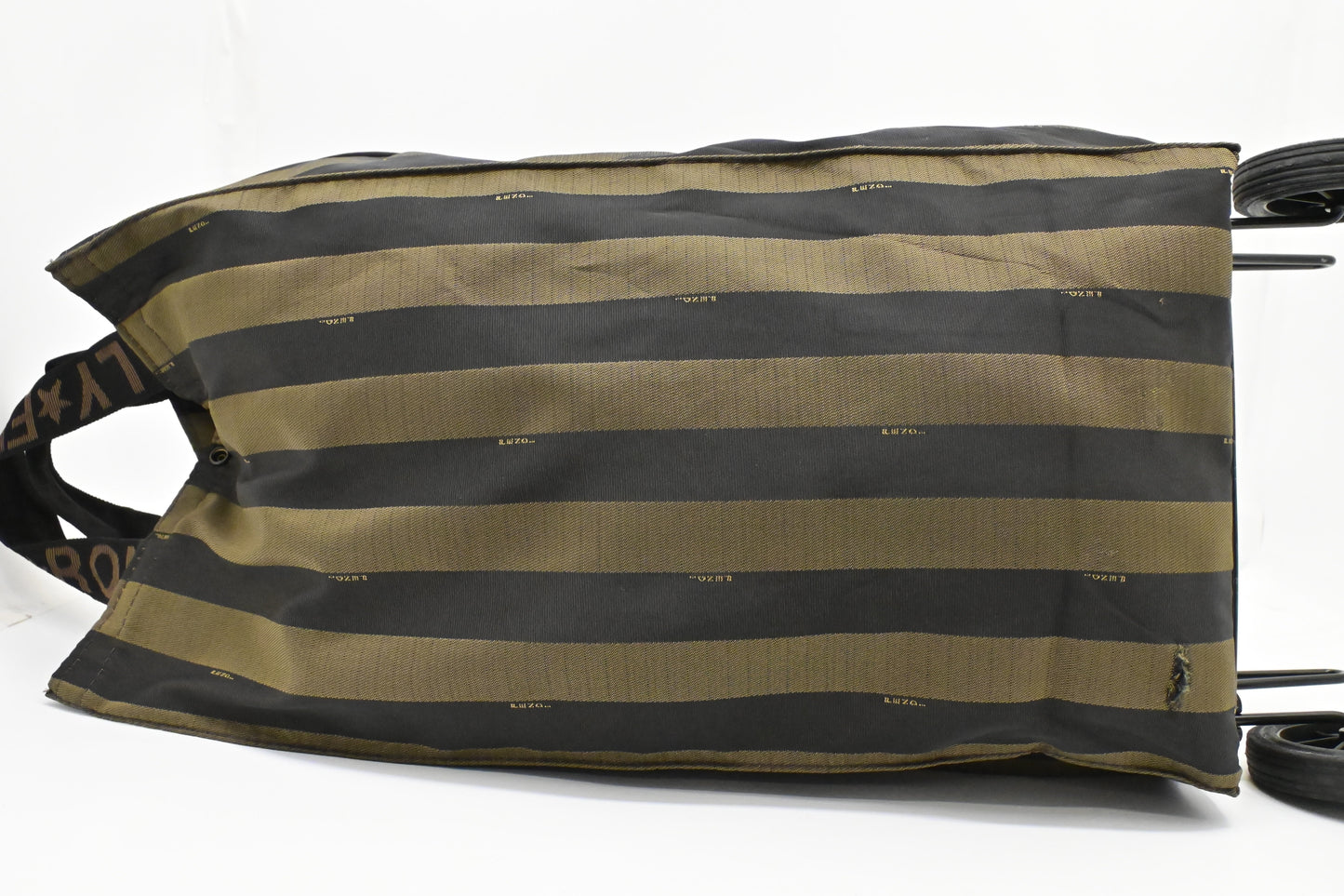 Fendi Foldable Jolly Trailer Bag in Pequin Canvas