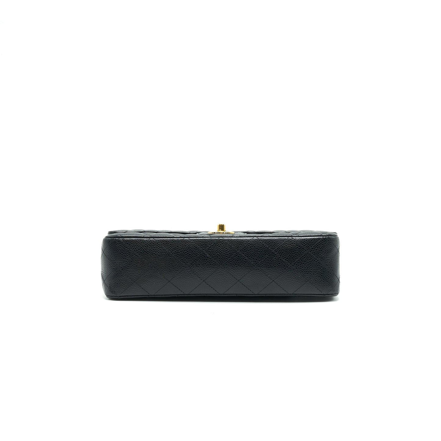 Chanel Medium Classic Double Flap Bag Caviar Black Serial16
