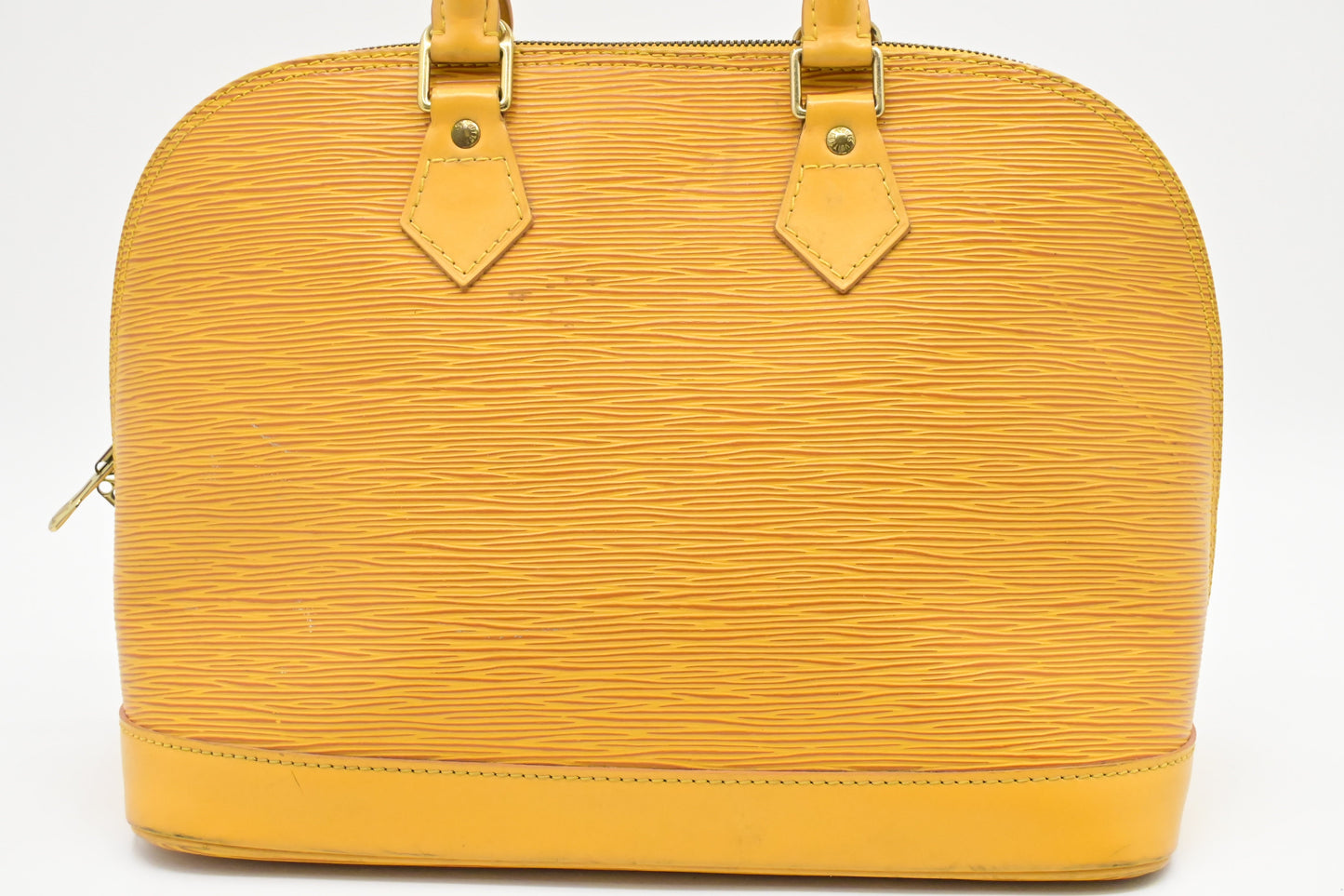 Louis Vuitton Alma PM in Yellow Epi Leather