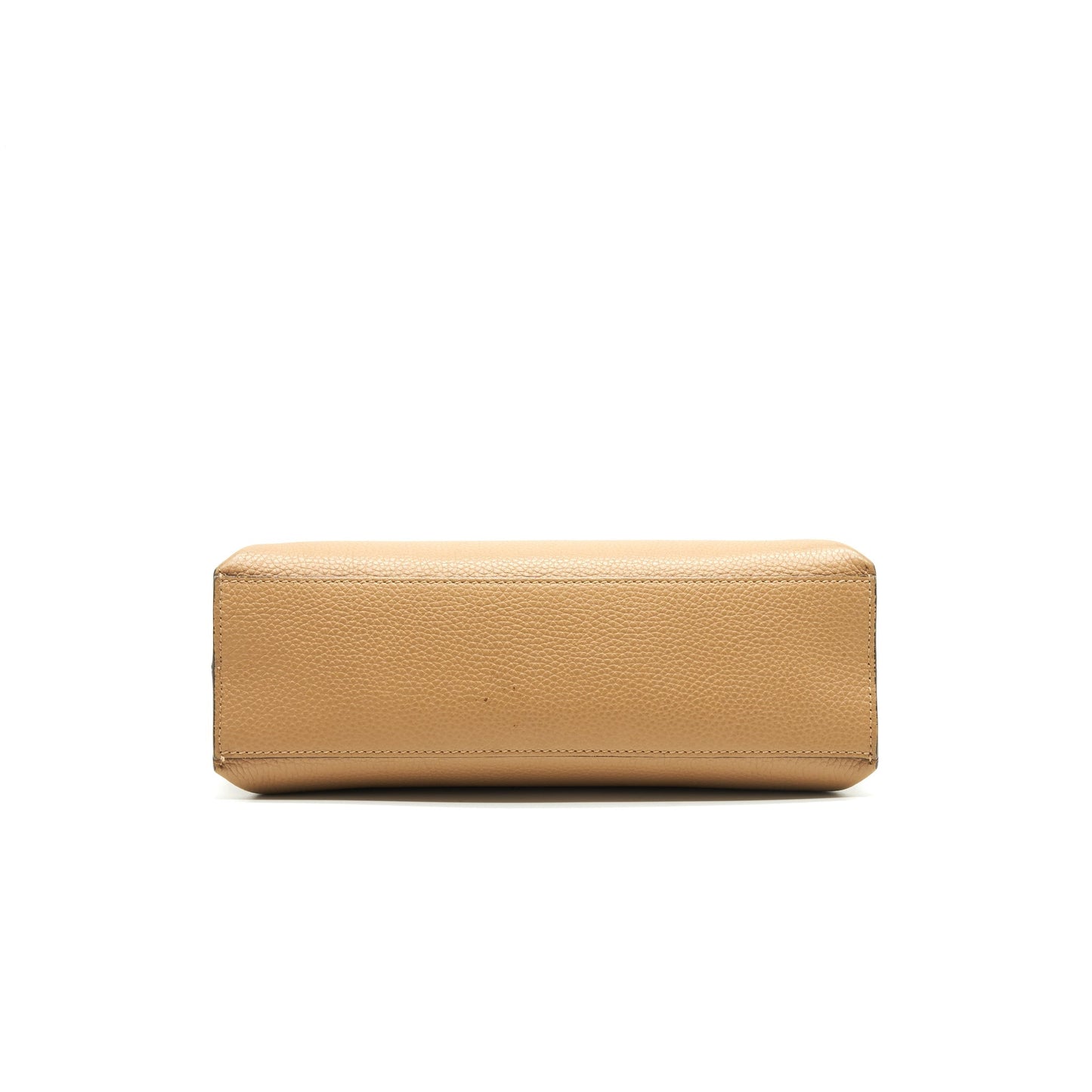 Gucci Bamboo Daily Leather Top Handle Bag Beige