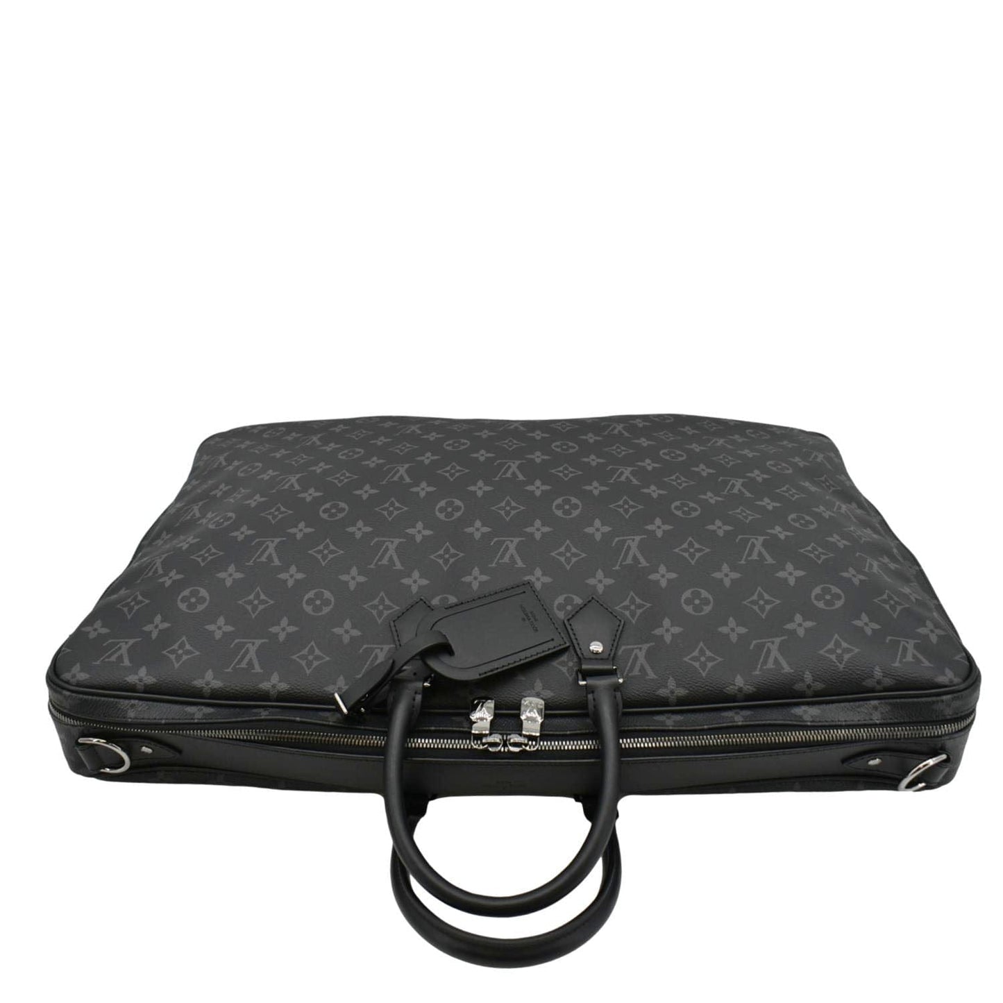 LOUIS VUITTON 2 Hangers Monogram Eclipse Garment Cover Bag Black