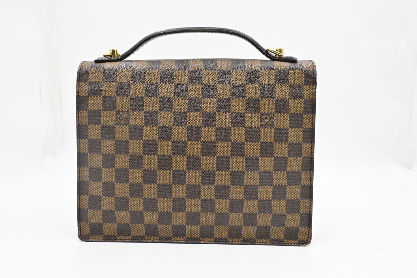 Luxury Women's Handbag | Louis Vuitton Monceau in Damier Ebene Canvas