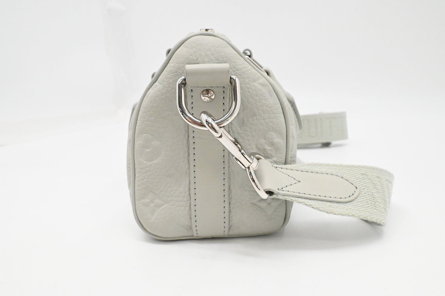 Louis Vuitton Keepall XS in Mineral Gray Taurillon Leather