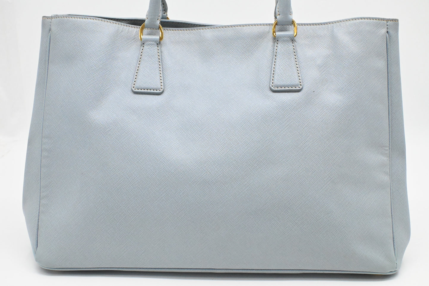 Prada Large Galleria in Light Blue Saffiano Leather
