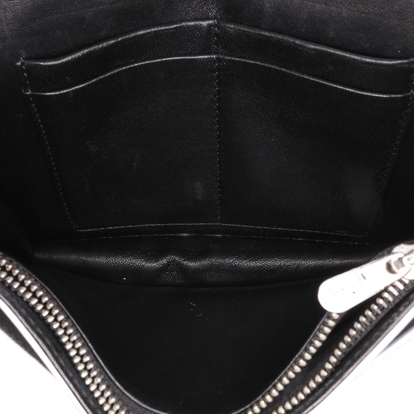 Dior Leather Patch Embellished Wallet on Chain