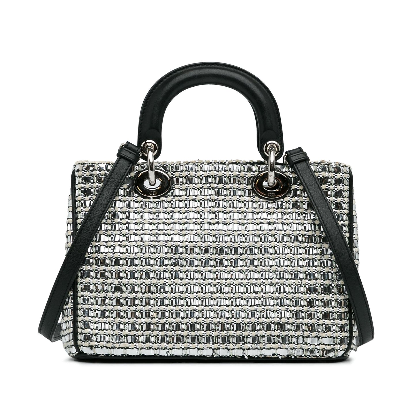 Dior Small Tweed Patch Diorissimo Tote (SHG-hqcpJo)