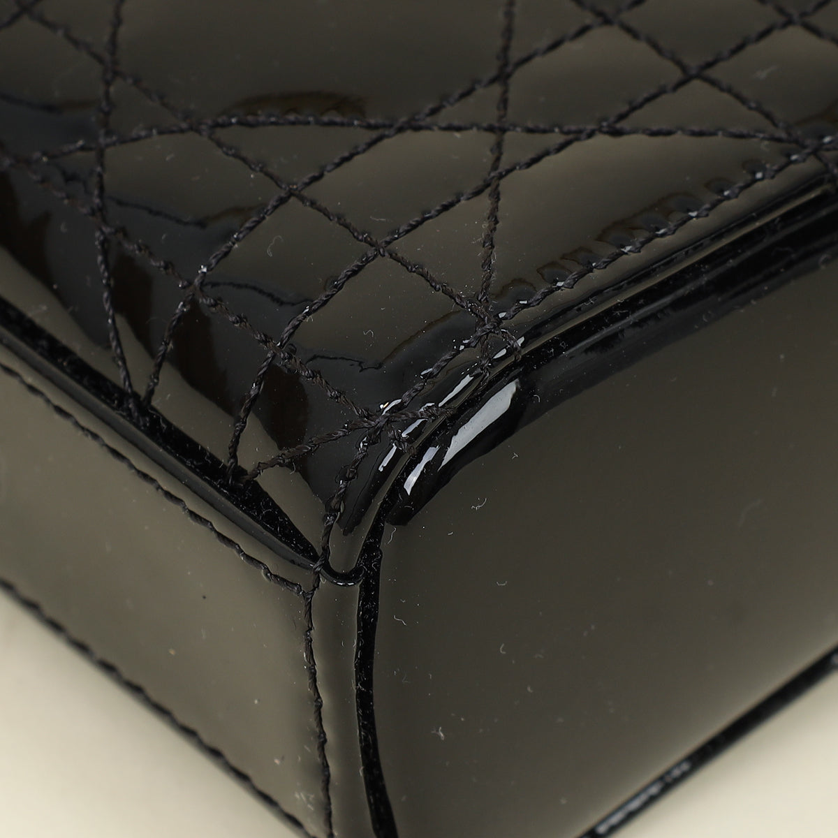 Christian Dior Black Cannage Micro Lady D-Joy Bag