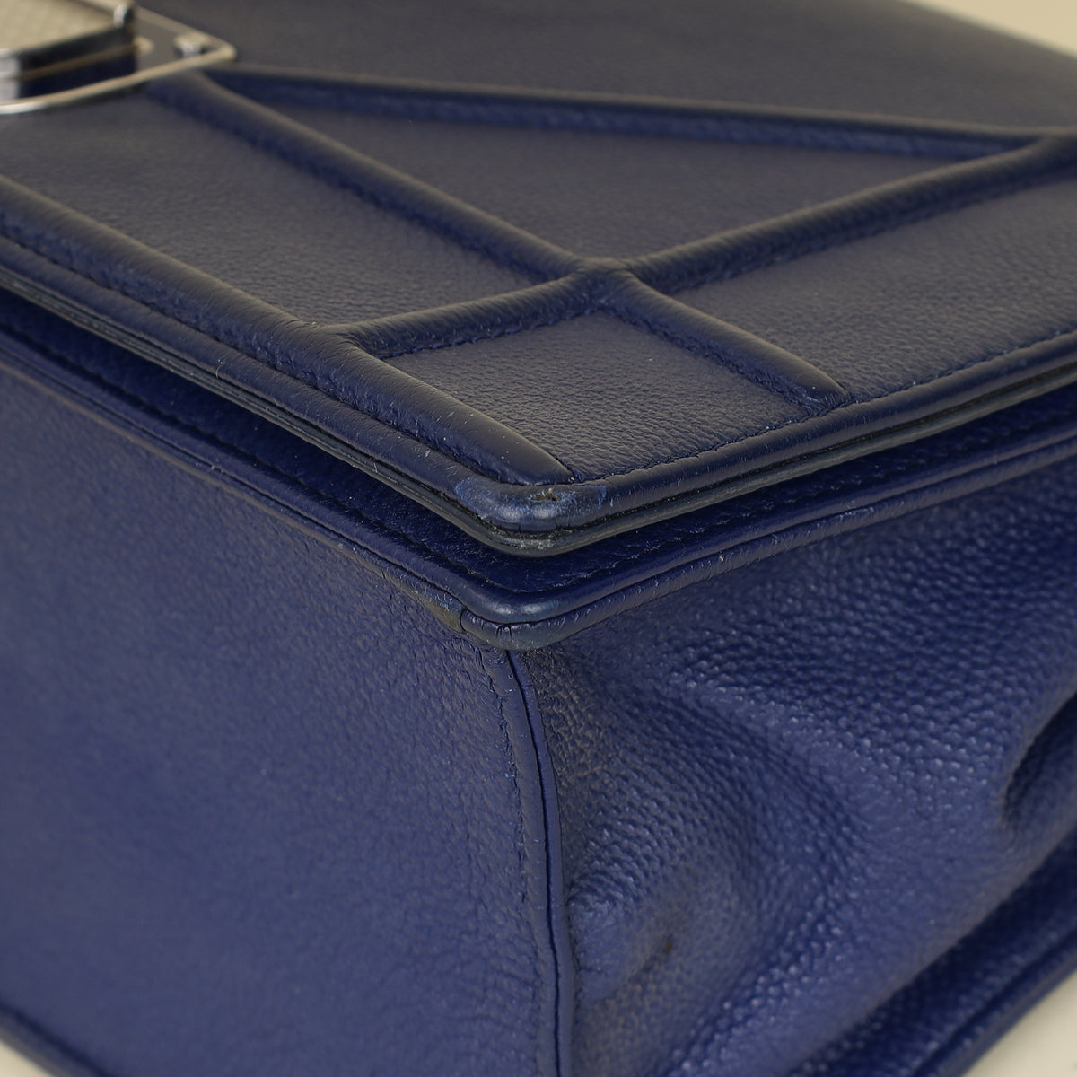 Christian Dior Blue Diorama Flap Shoulder Bag