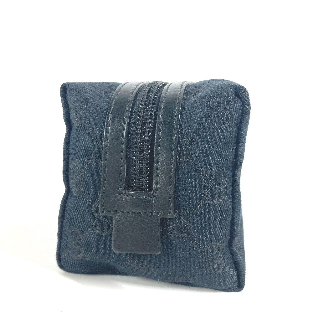 GUCCI Pouch 039.1117 GG canvas black GG Women