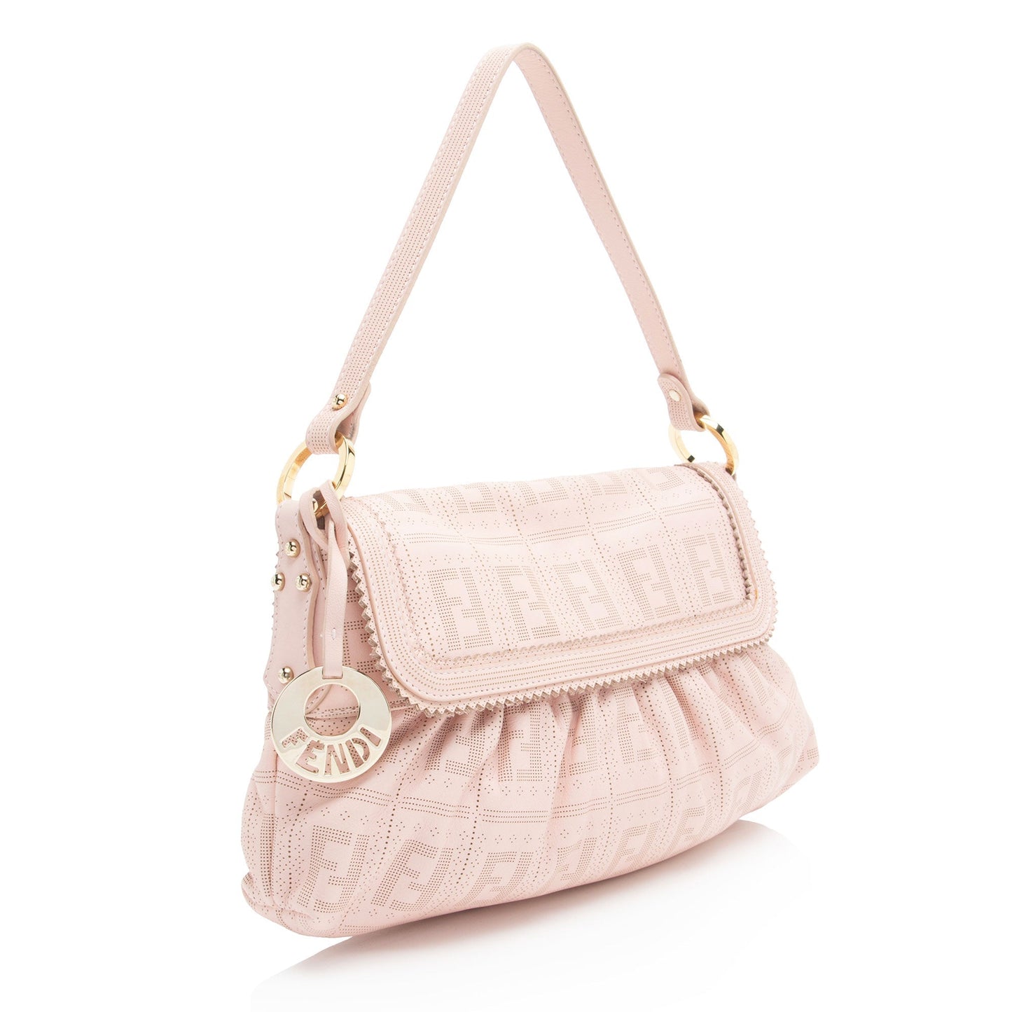 Fendi FF Canvas By The Way Soft Medium Boston Bag