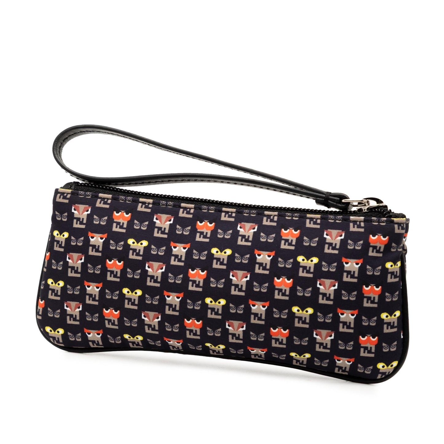 Fendi Canvas FF Marble Baguette Shoulder Bag