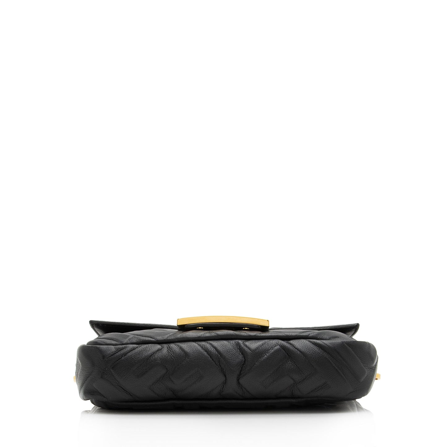 Fendi FF Embossed 1974 Mini Baguette Shoulder Bag (SHF-st6LPG)