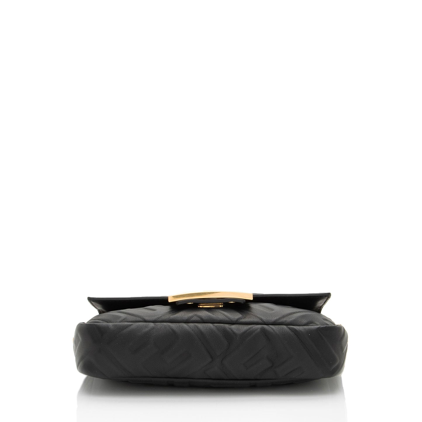 Fendi Small Scalloped Leather Kan I Crossbody