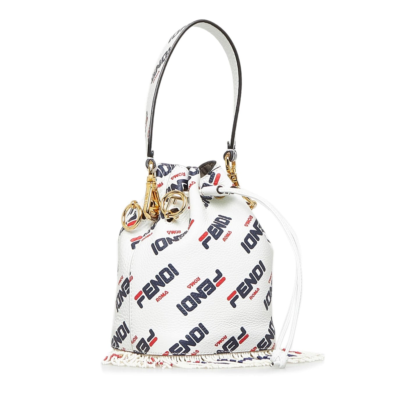 Fendi Stripes Convertible Baguette (SHG-lOZAlr)