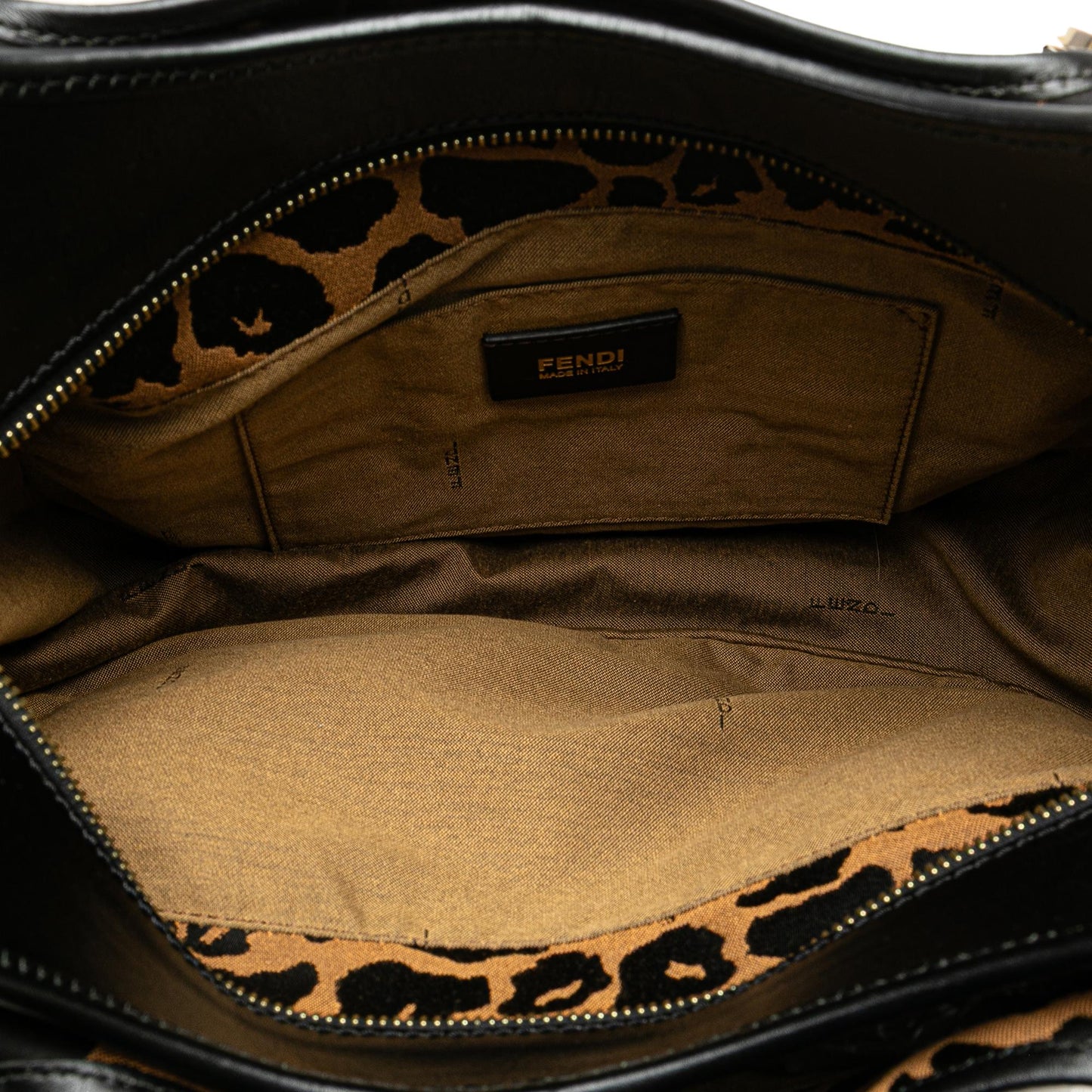 Fendi Zucca Canvas Shoulder Bag