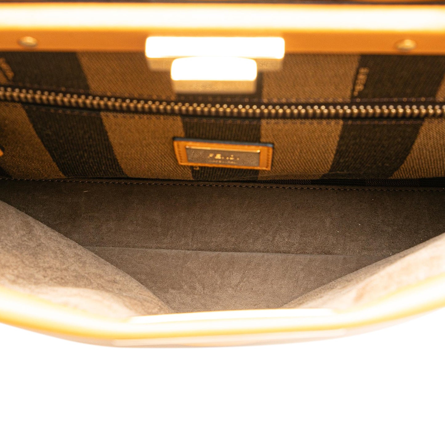 Fendi Sarah Coleman Leather Vertigo Shopper Tote