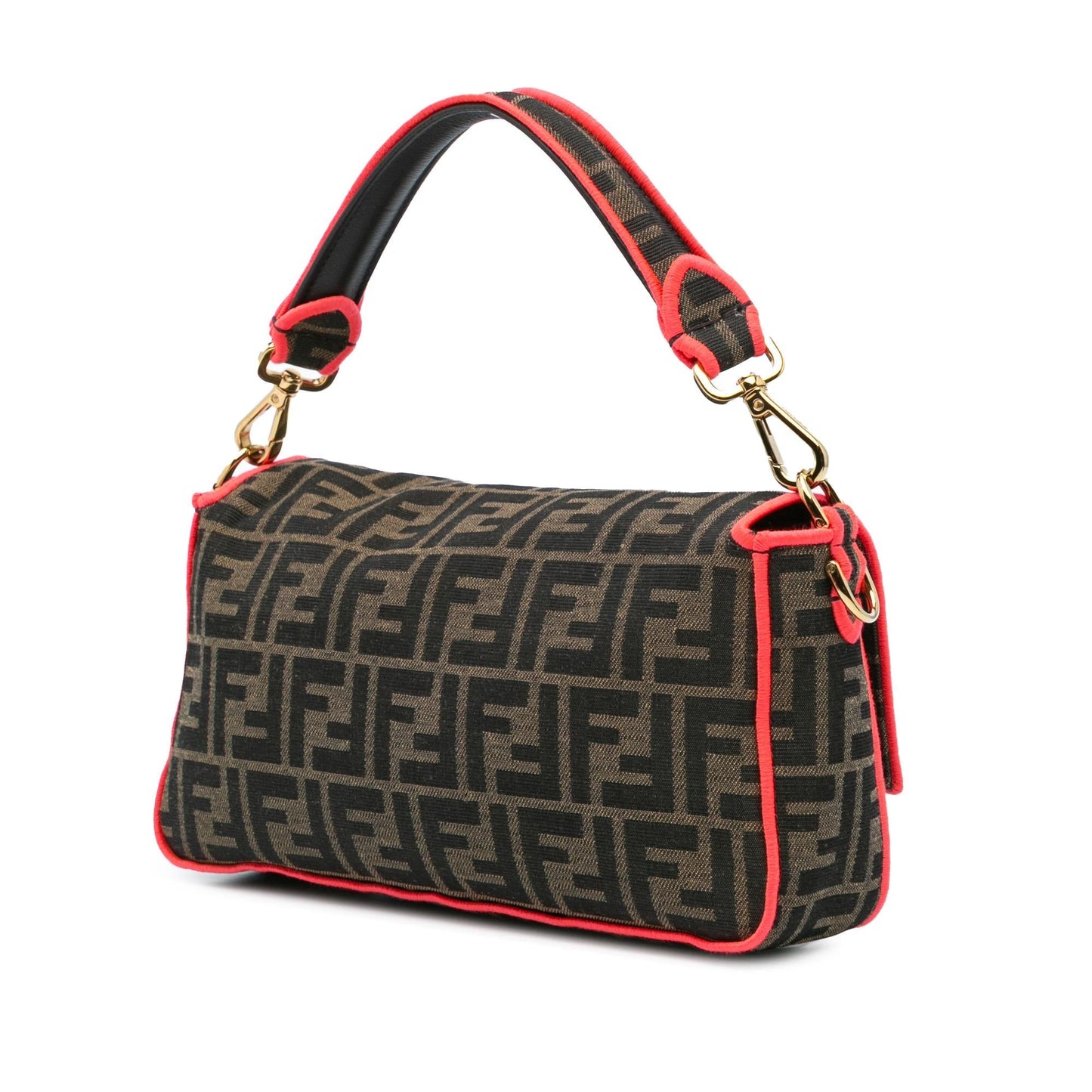 Fendi Zucchino Canvas Handbag