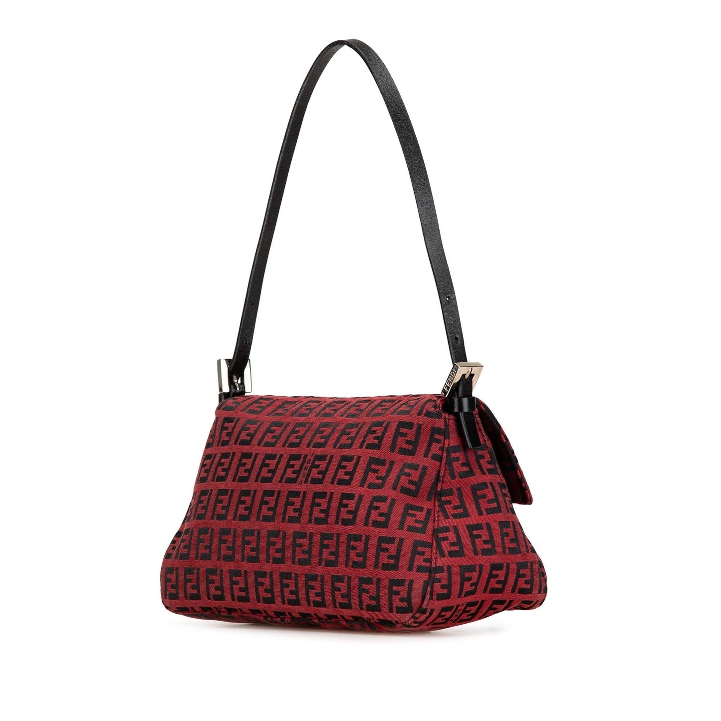 Fendi Sarah Coleman Zucca Coated Canvas 1997 Vertigo Baguette