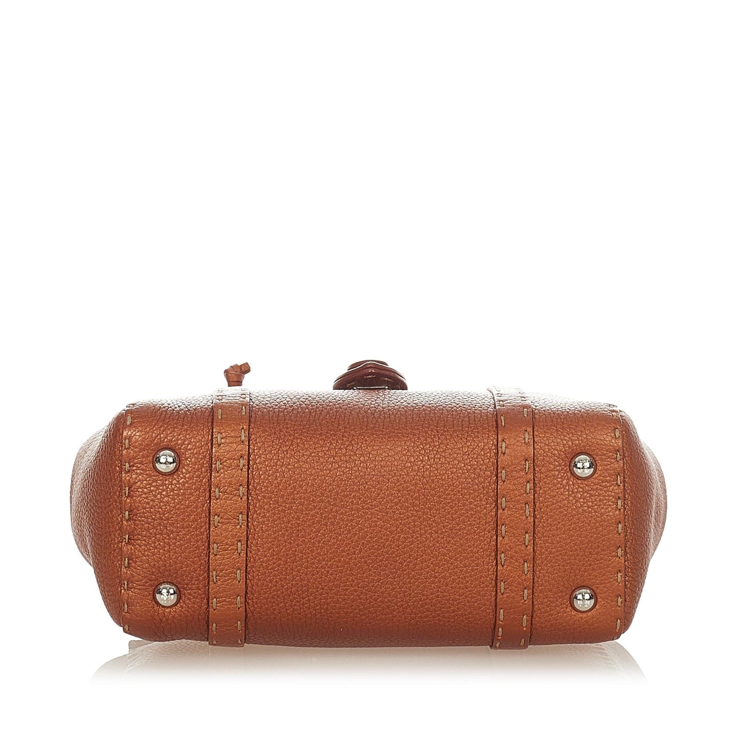 Fendi Selleria Linda Leather Handbag