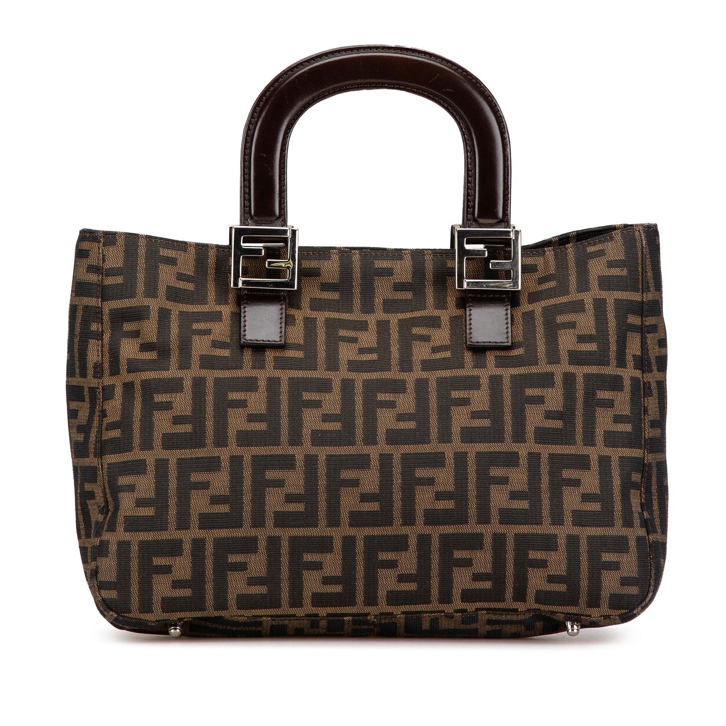 Fendi Small Zucca Canvas Twins Tote