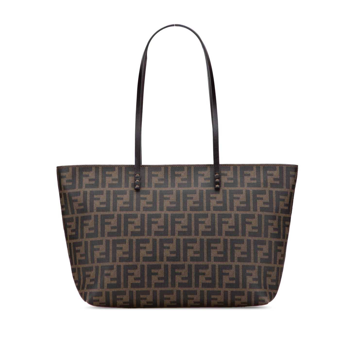 Fendi Small Zucca Coated Canvas Roll Tote
