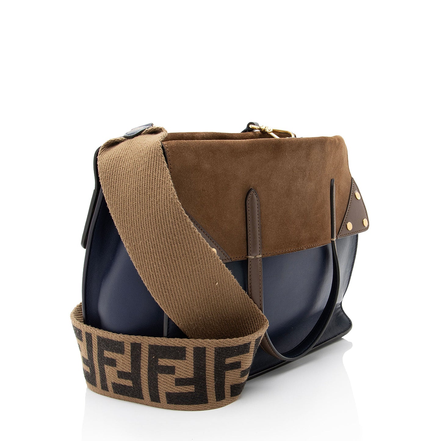 Fendi Multicolor Zucchino Spalmati Chain Pochette