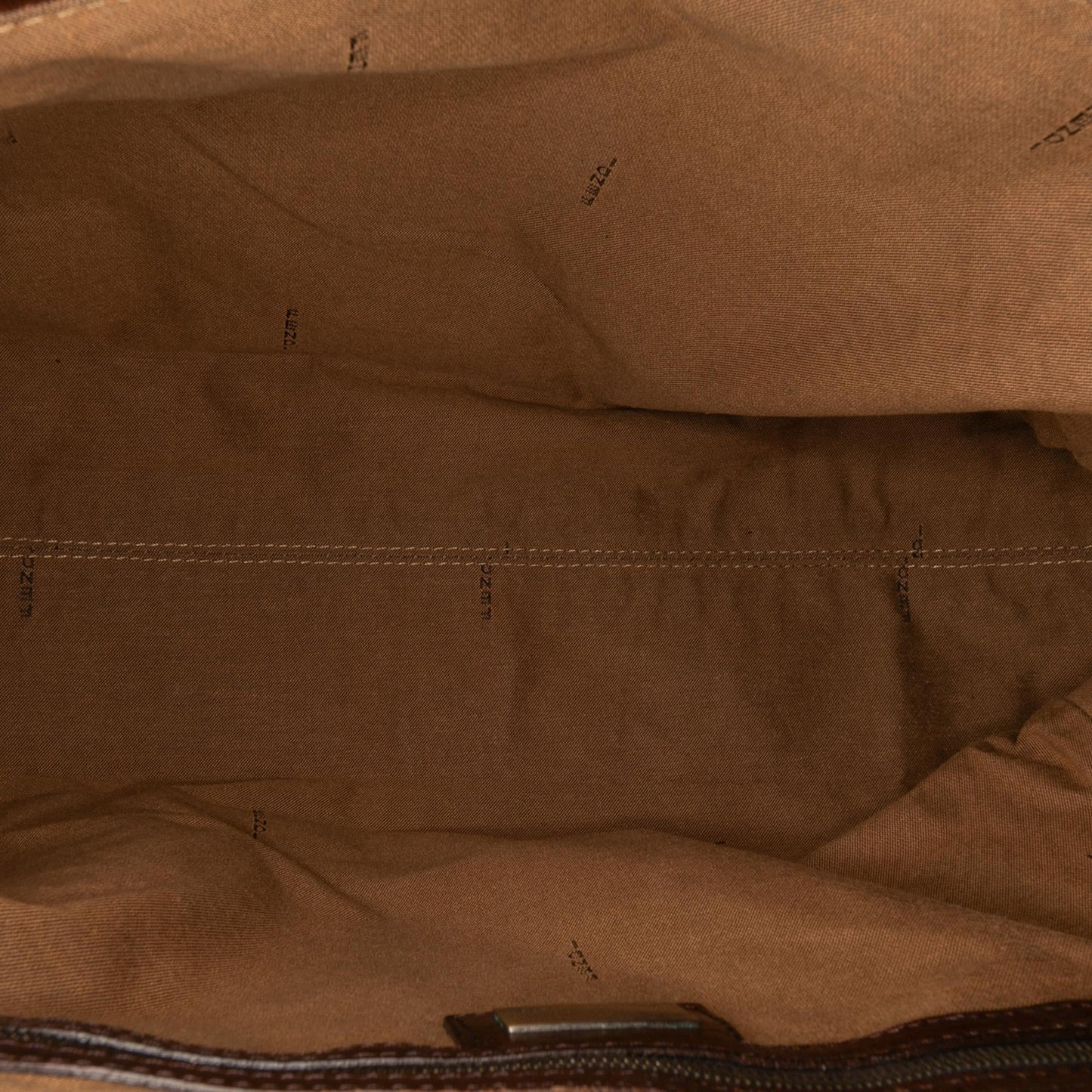 Fendi Large Zucca Canvas Chef Shoulder Bag