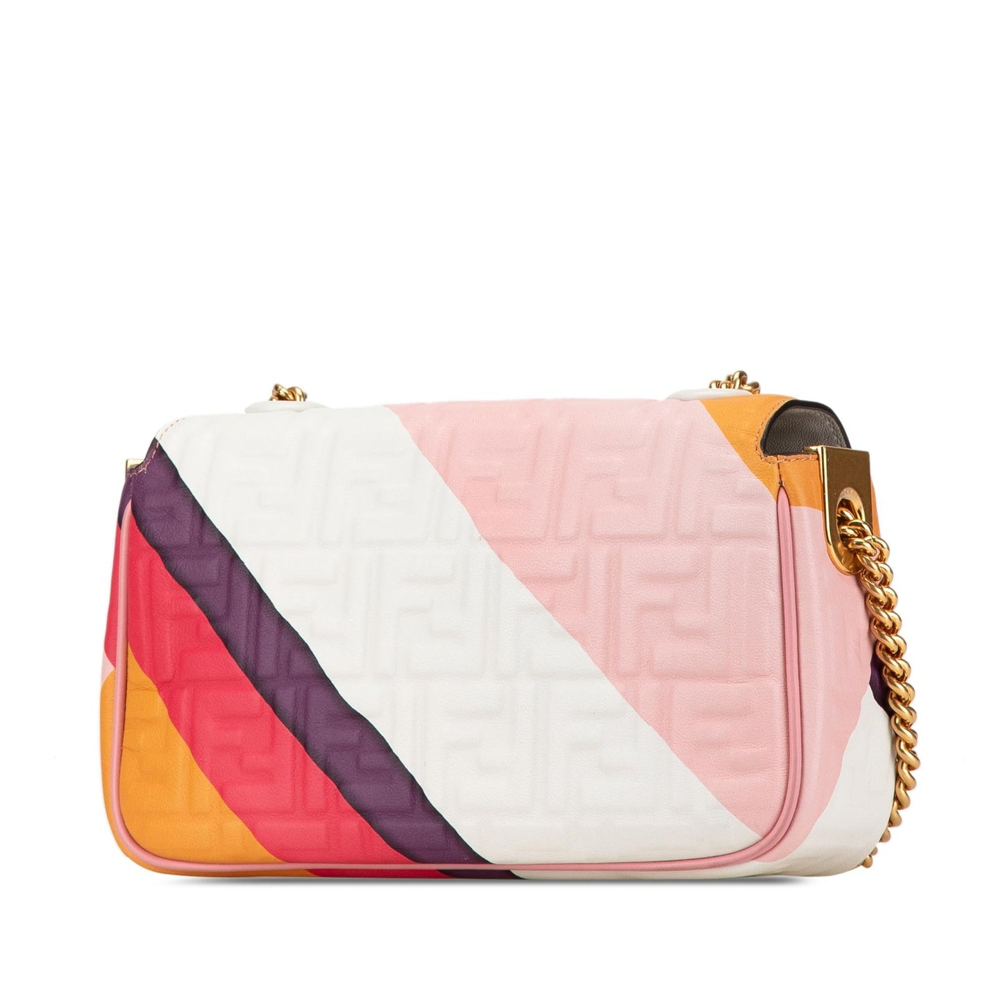 Fendi Mini Zucca Interlaced Canvas Iconic Peekaboo Satchel (SHG-HNjiei)
