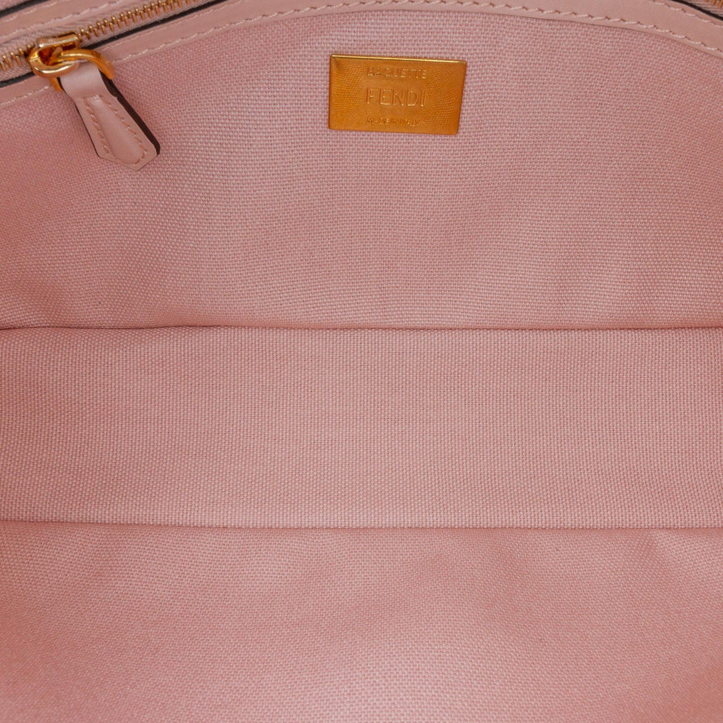Fendi Zucca Canvas Shoulder Bag