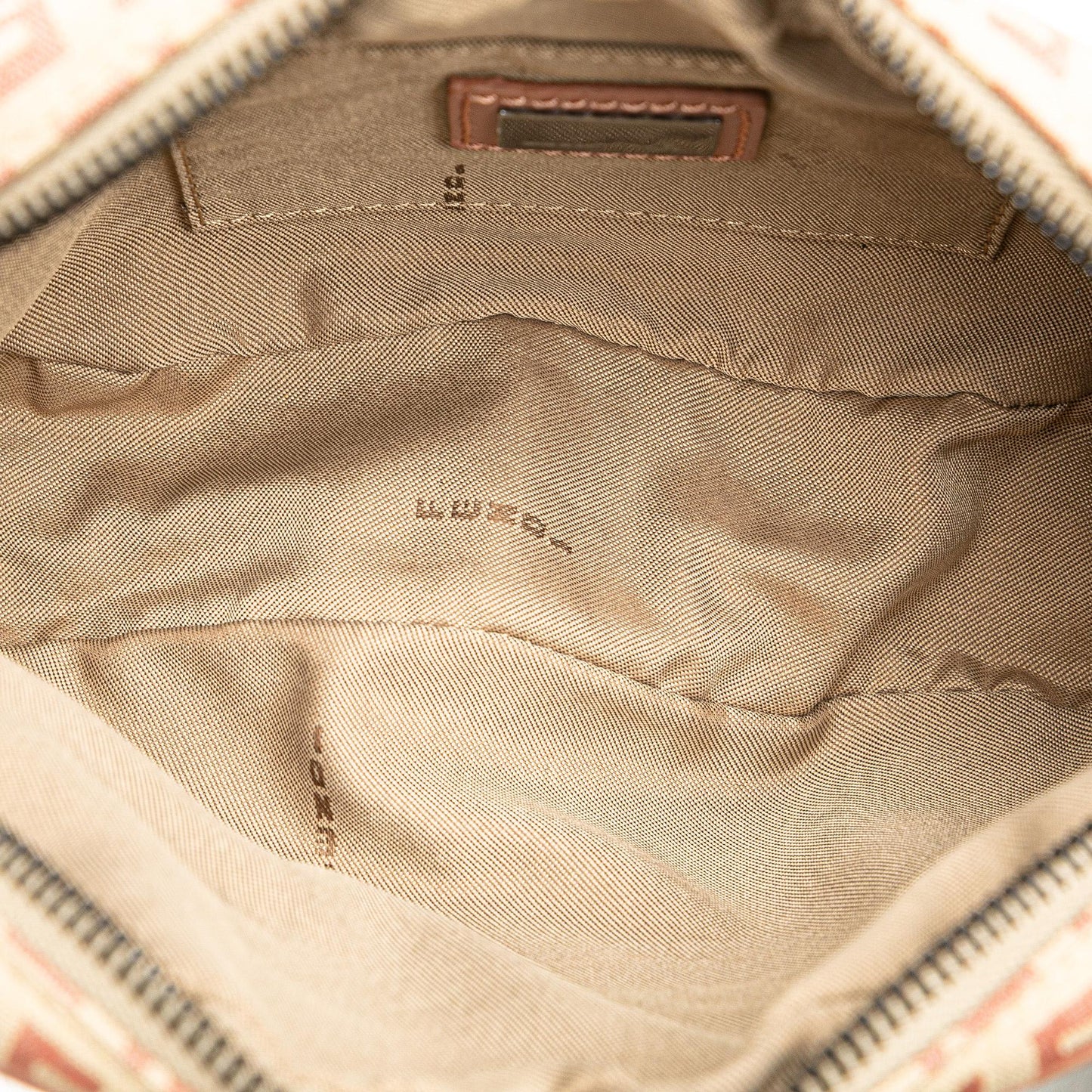Fendi Medium Econyl Santander Cuoio Roma Fendiness Backpack