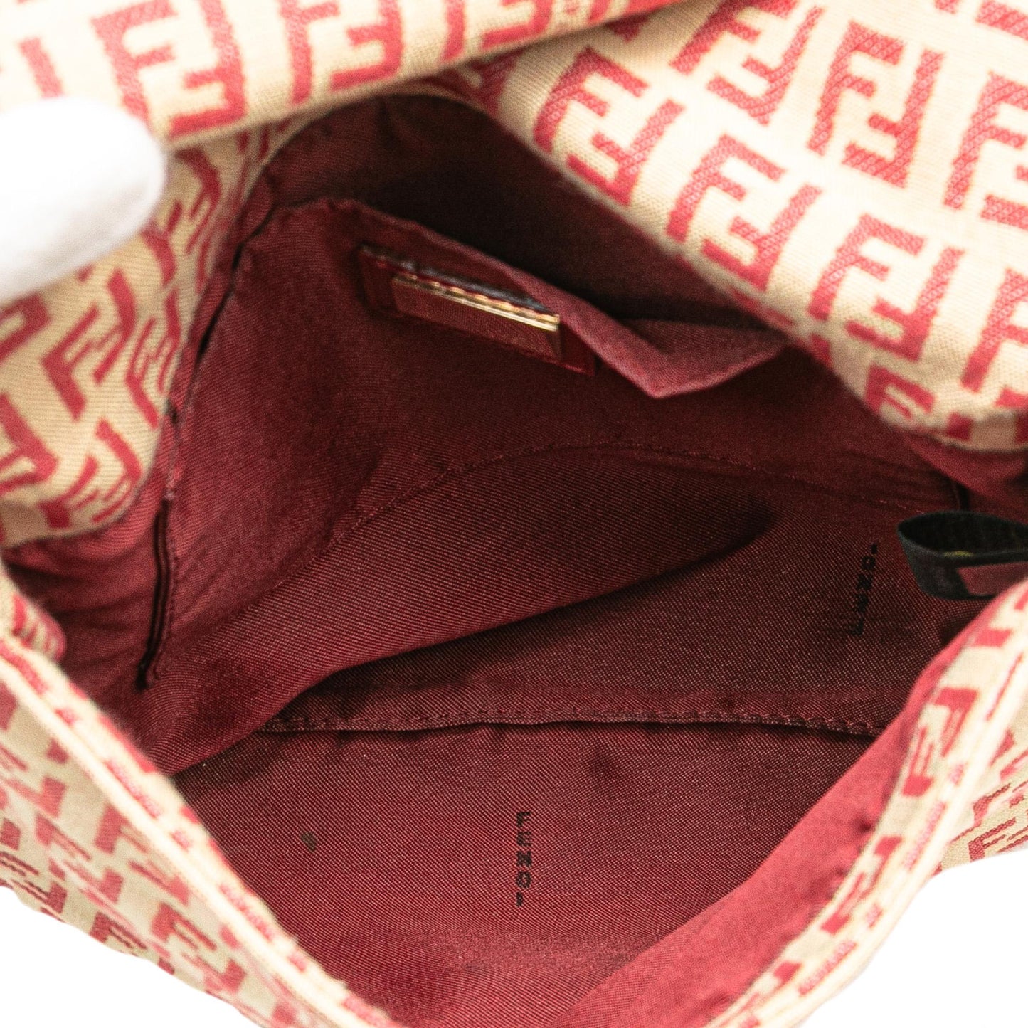 Fendi Zucchino Canvas Flap Crossbody