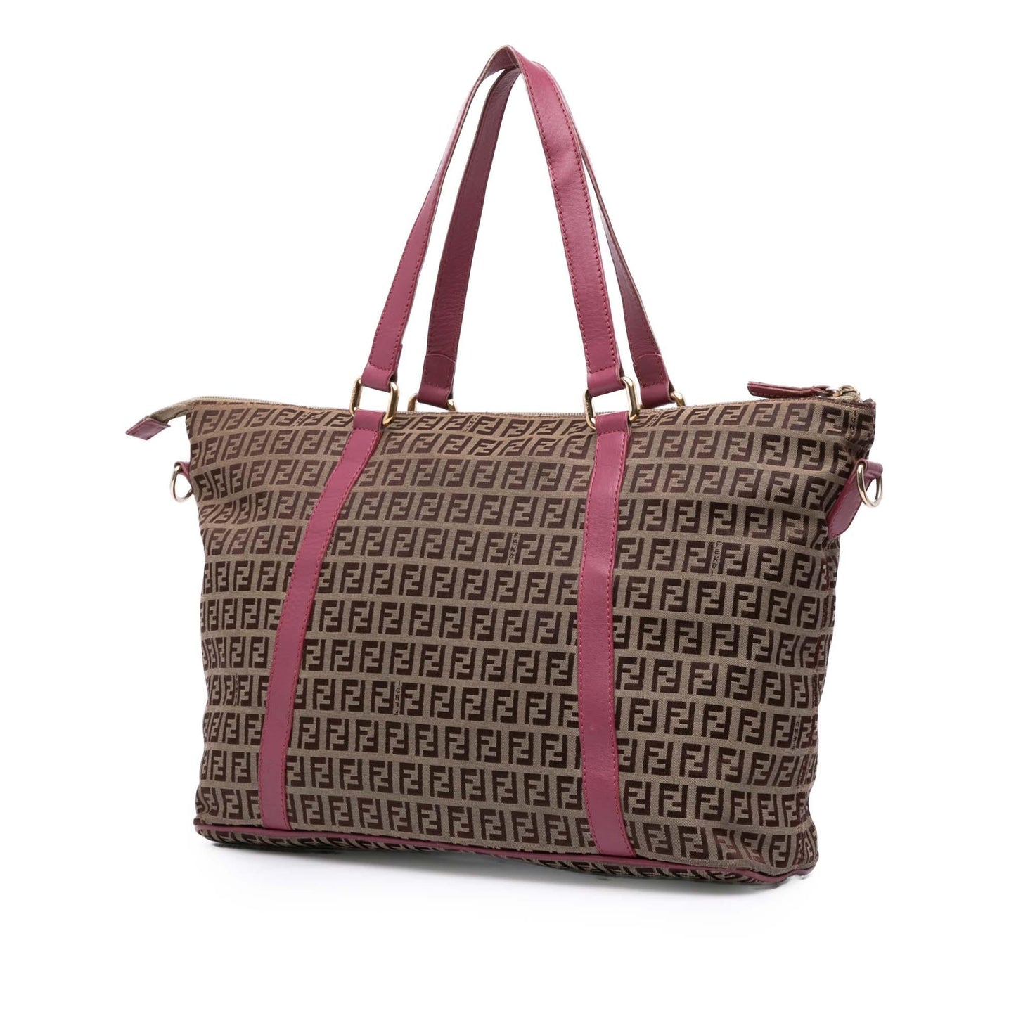Fendi Small Zucca Canvas Twins Tote