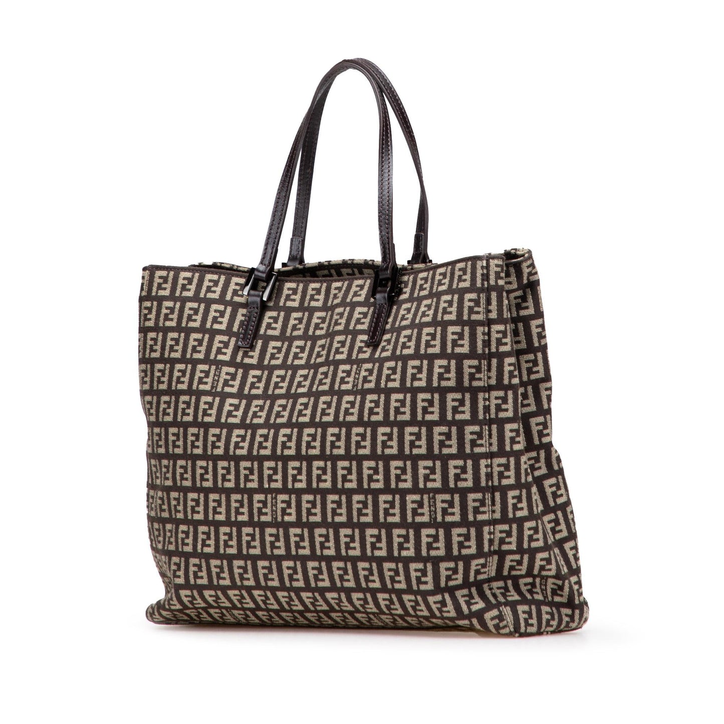 Fendi Small Zucca Canvas Twins Tote