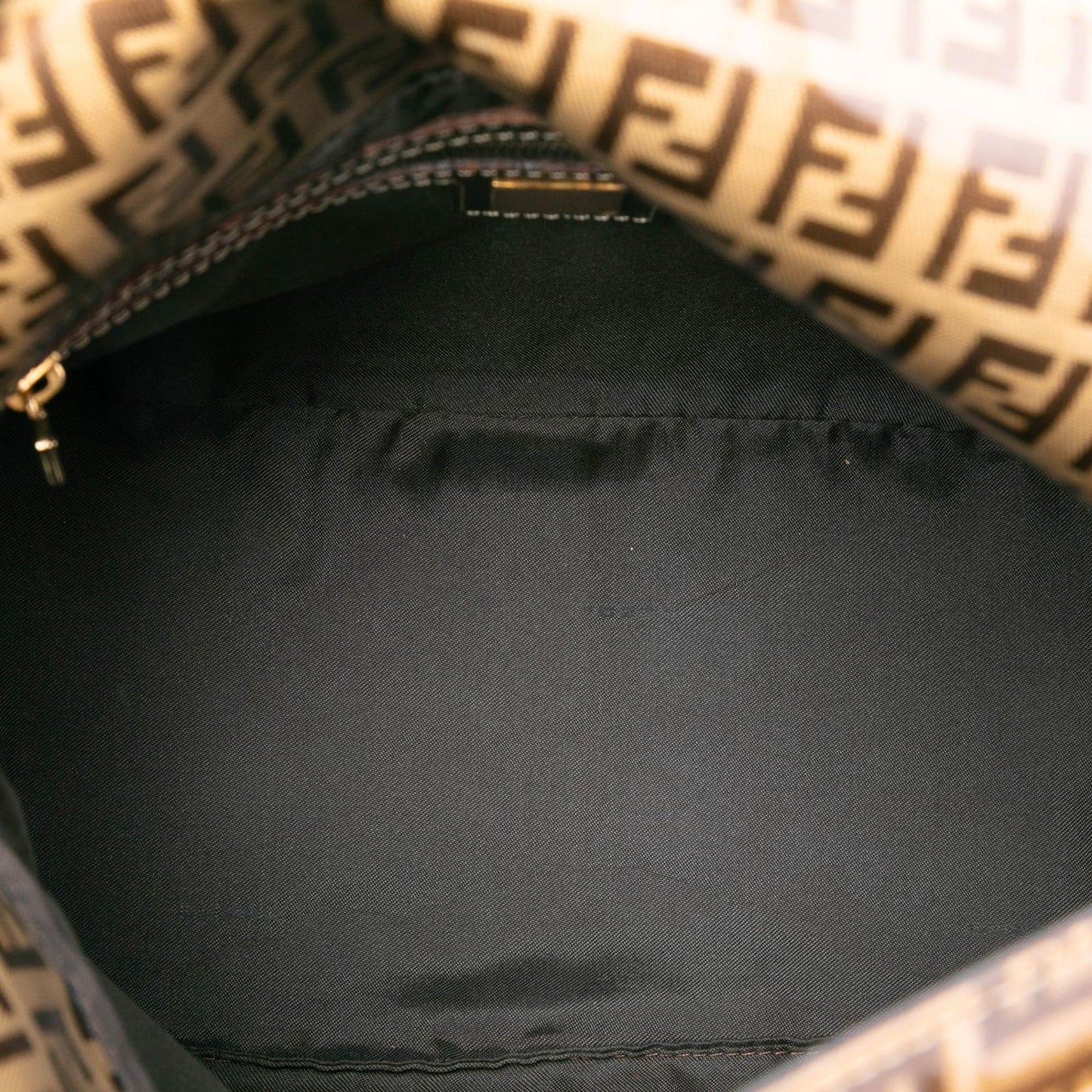Fendi Zucca Canvas Shoulder Bag