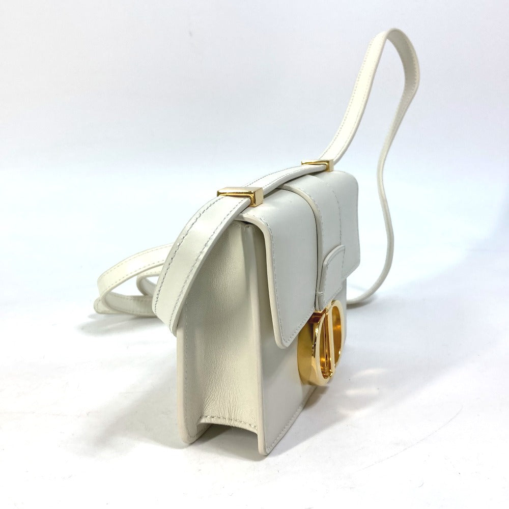 Christian Dior Shoulder Bag leather white CDMetal Montagne 30 Women